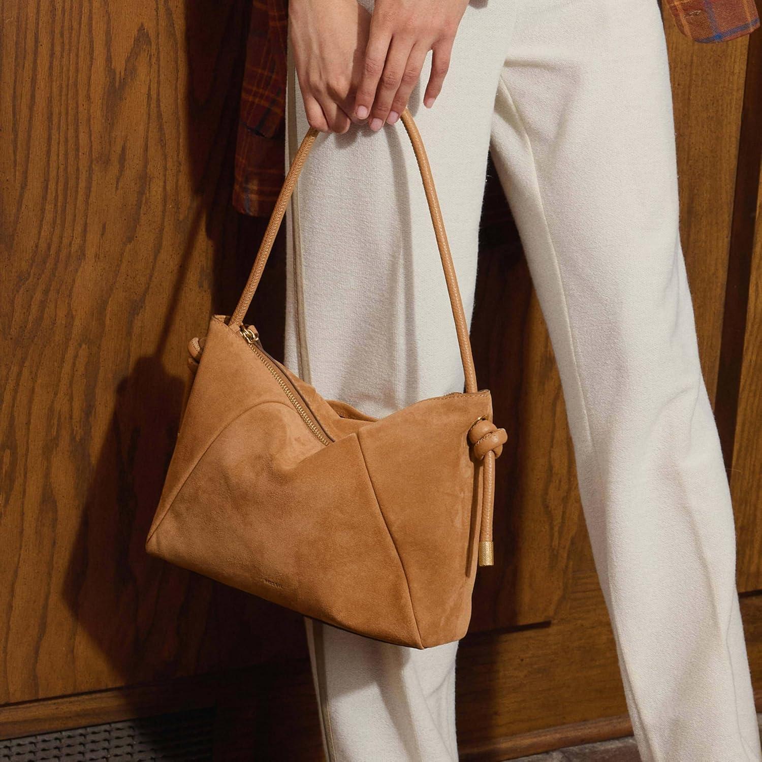 imageFossil Willa Shoulder BagBuff Suede