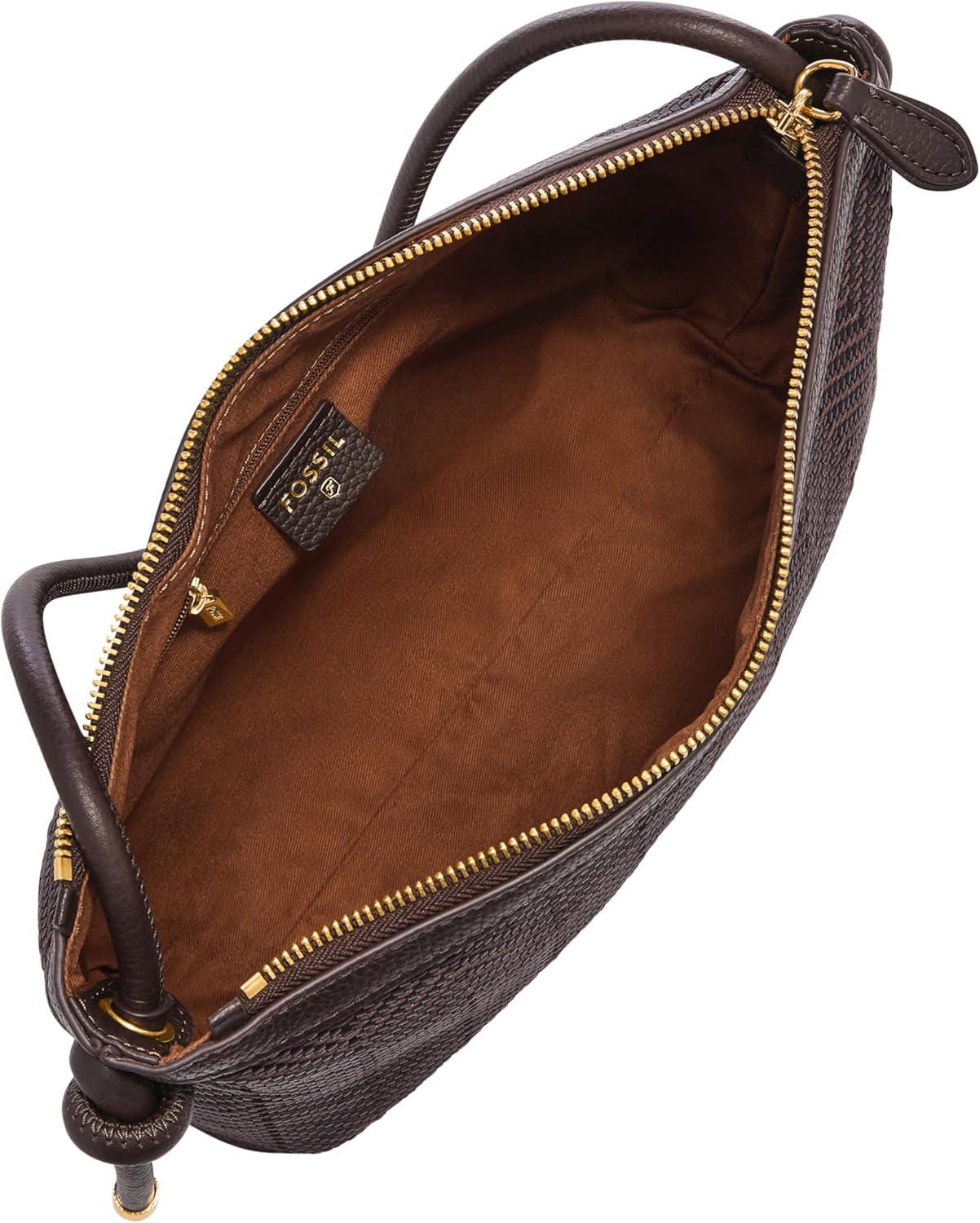 imageFossil Willa Shoulder BagChocolate Woven