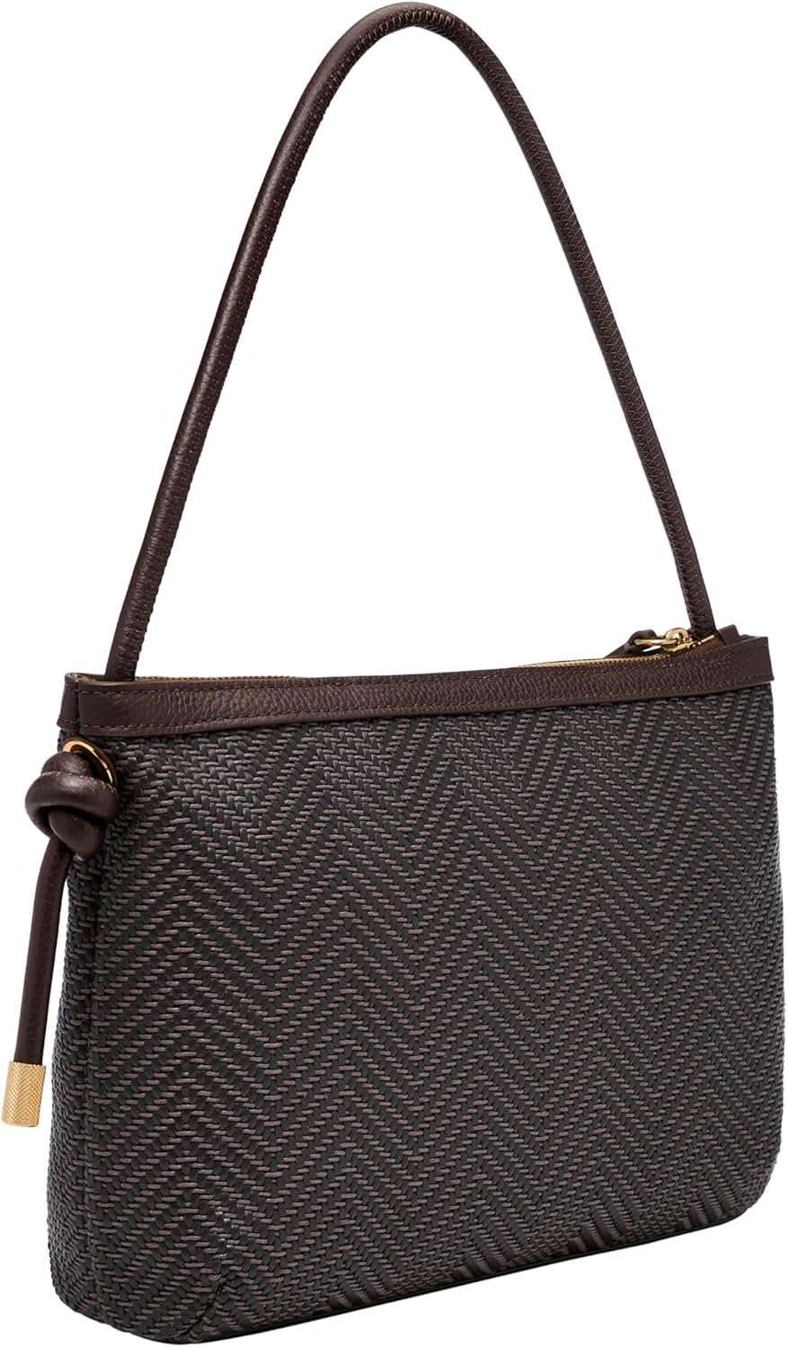 imageFossil Willa Shoulder BagChocolate Woven