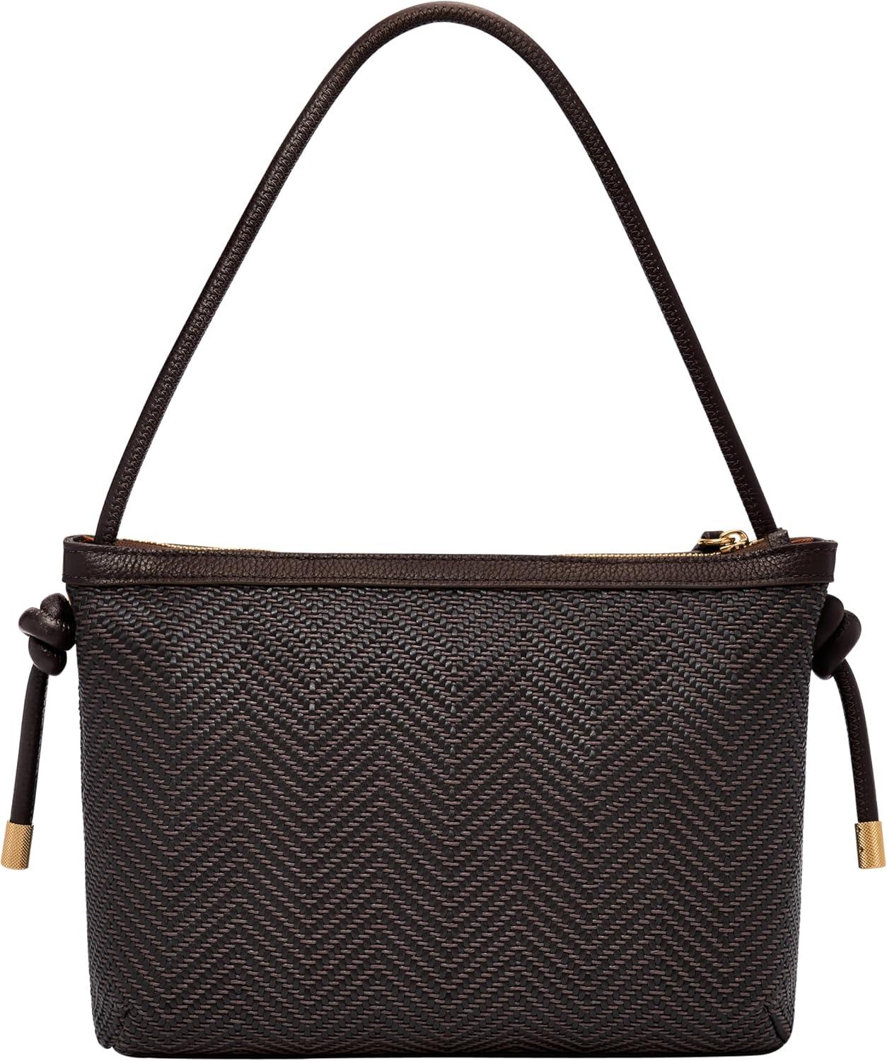 imageFossil Willa Shoulder BagChocolate Woven