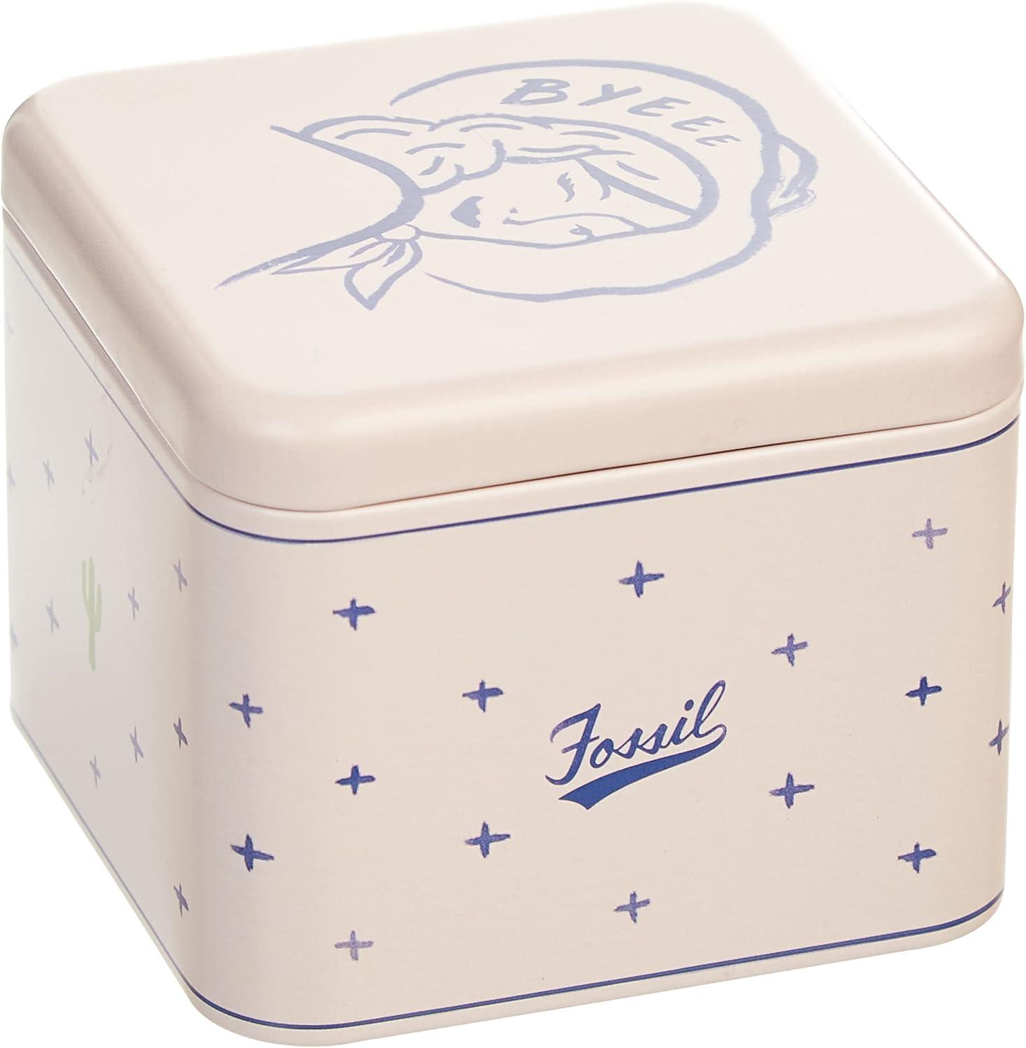 imageFossil Womens Carlie Quartz Stainless Steel ThreeHand WatchRose Gold Glitz