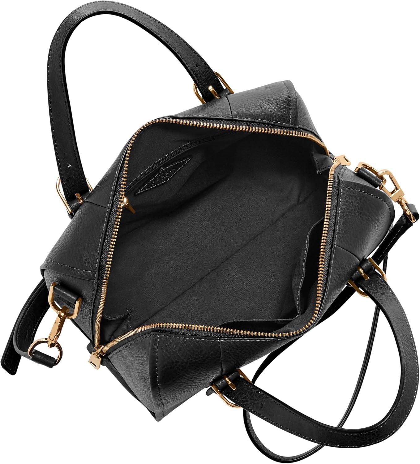 imageFossil Womens Carlie Satchel HandbagBlack