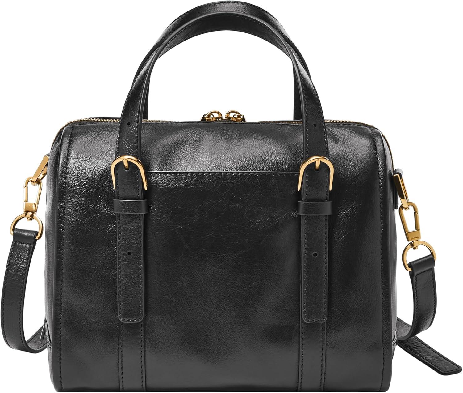 imageFossil Womens Carlie Satchel HandbagBlack