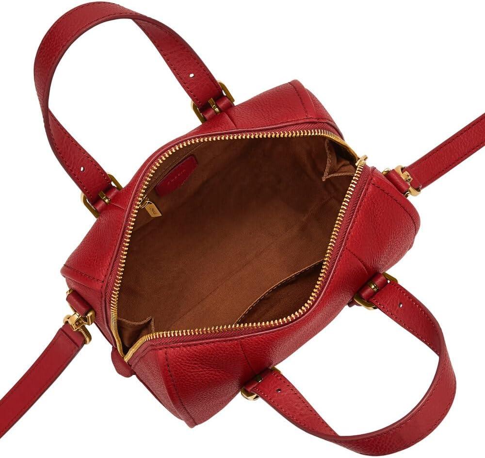 imageFossil Womens Carlie Satchel HandbagGarnet