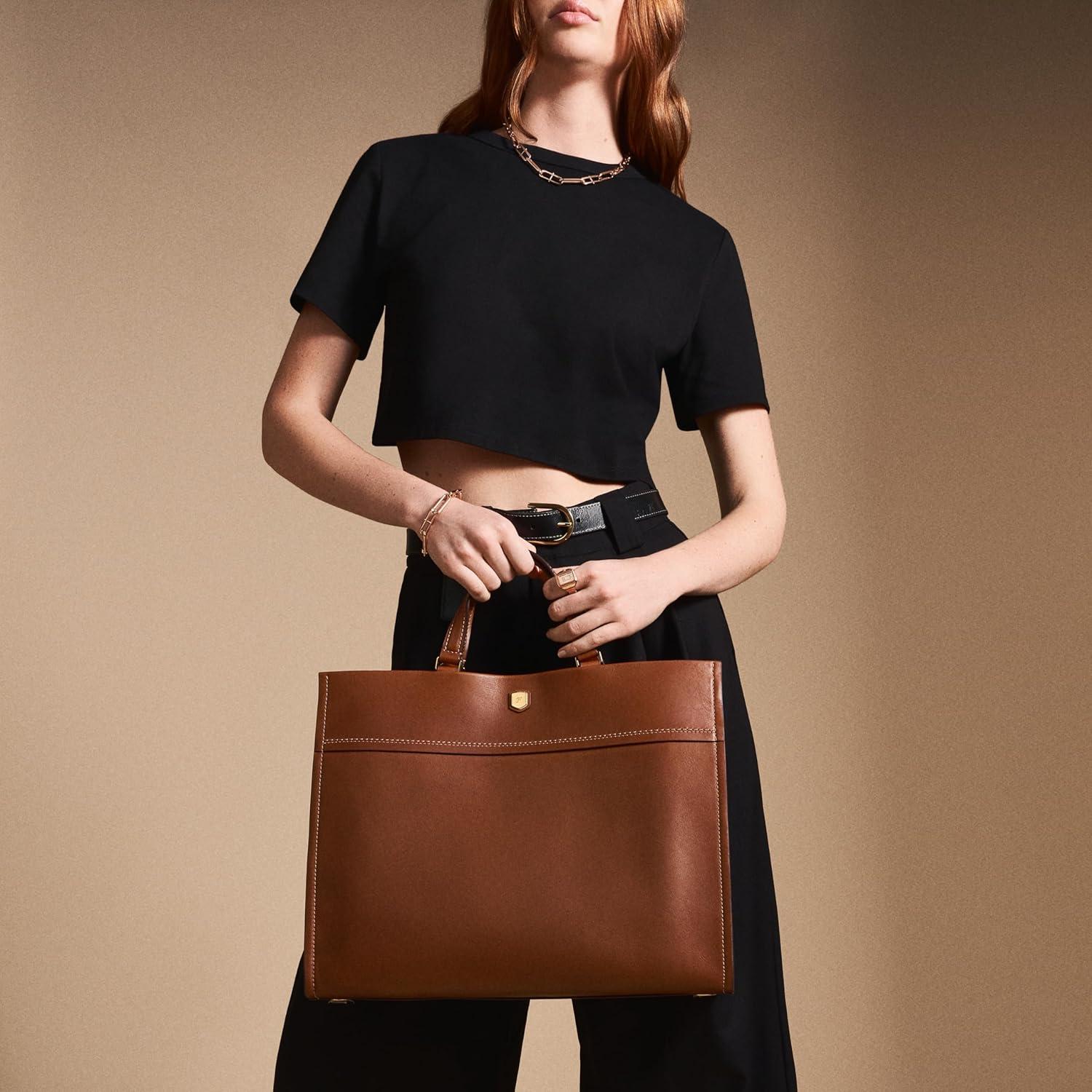 imageFossil Womens Gemma Tote BagMedium Brown Large