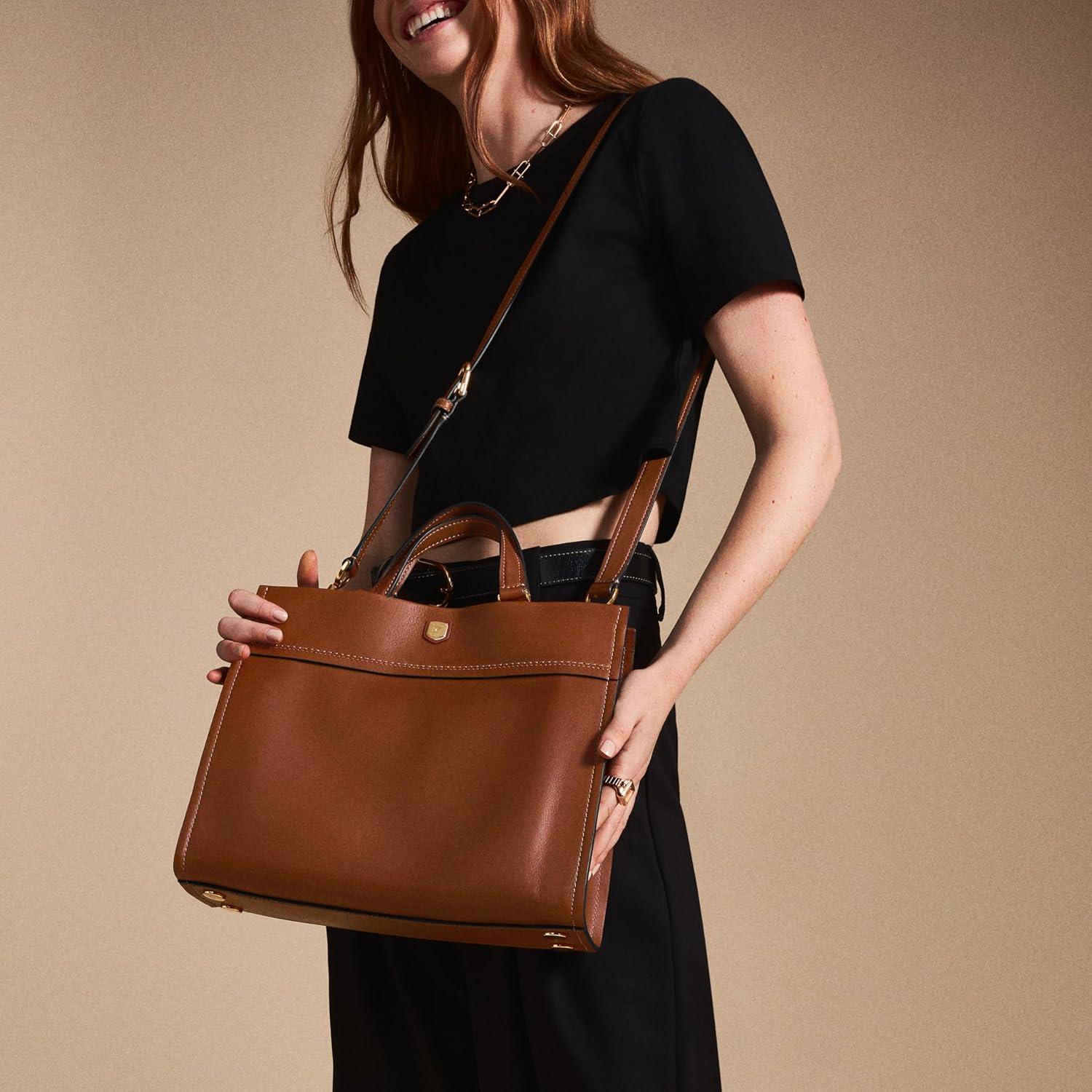 imageFossil Womens Gemma Tote BagMedium Brown Small