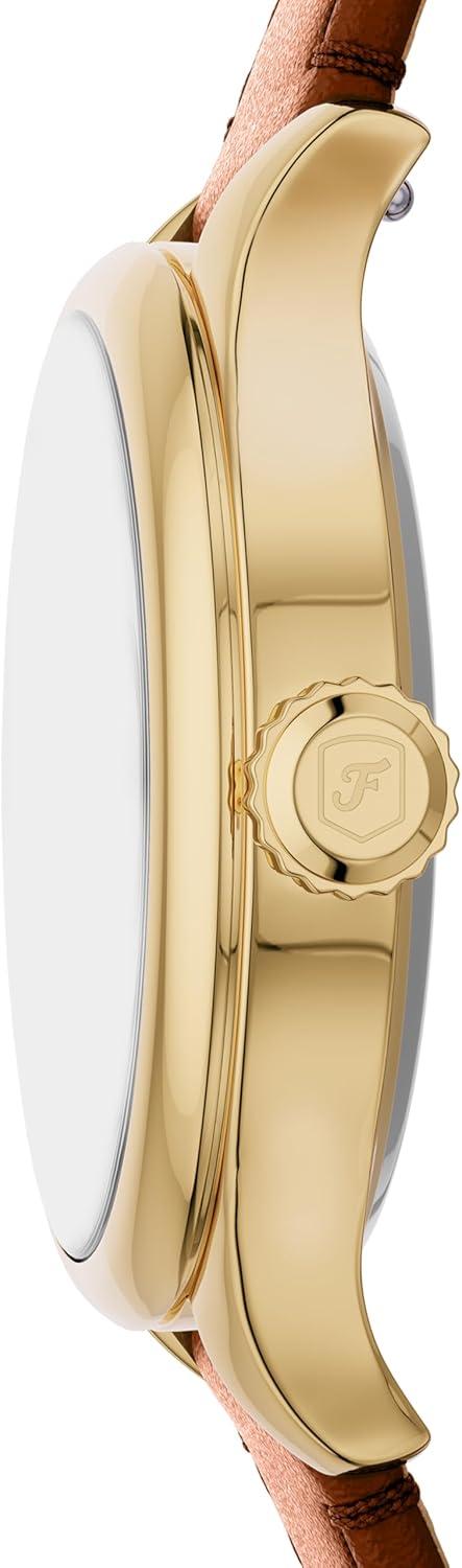 imageFossil Womens Gilmore ThreeHand Date Stainless Steel WatchBrownGold