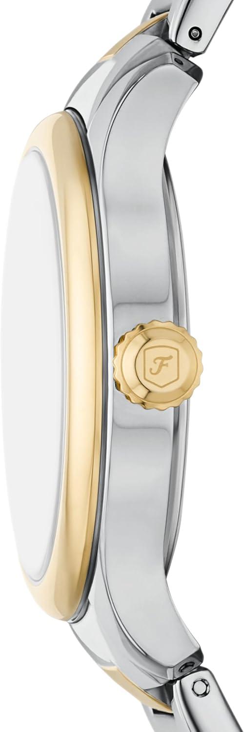 imageFossil Womens Gilmore ThreeHand Date Stainless Steel WatchGoldSilver