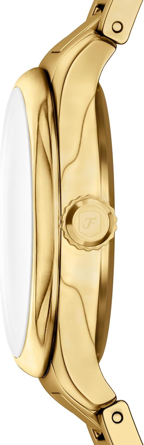 imageFossil Womens Gilmore ThreeHand GoldTone Stainless Steel Watch Model ES5421