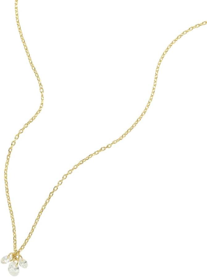 imageFossil Womens GoldTone Stainless Steel Pendant Chain Necklace for WomenGold Sadie Pendant