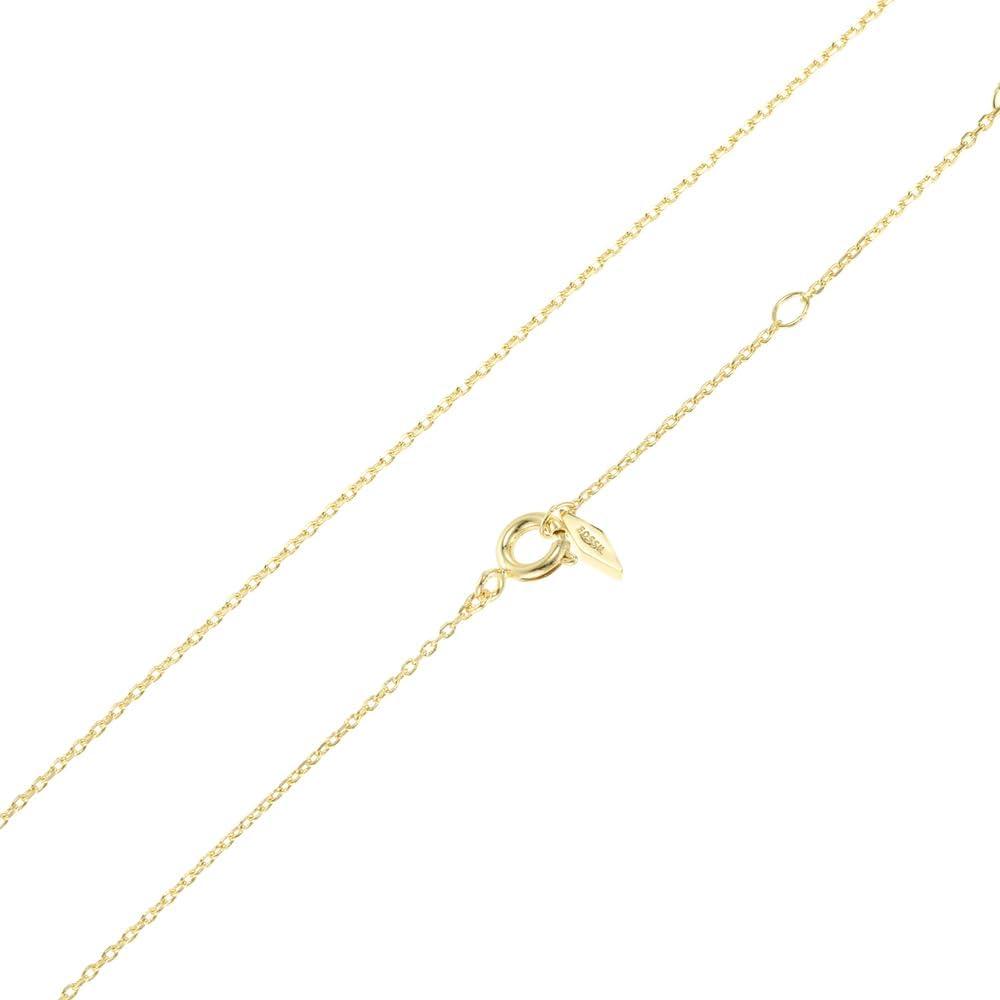 imageFossil Womens GoldTone Stainless Steel Pendant Chain Necklace for WomenGold Sadie Pendant