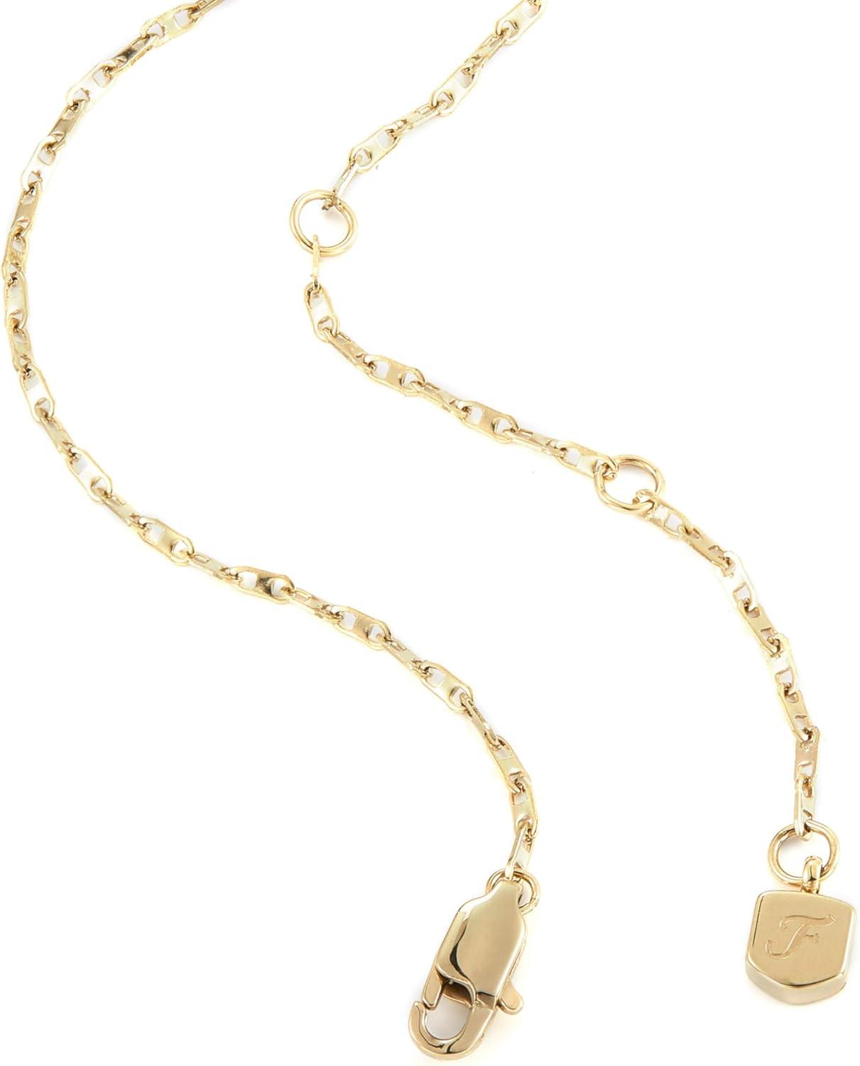 imageFossil Womens GoldTone Stainless Steel Pendant Chain Necklace for WomenGoldPearl Layer