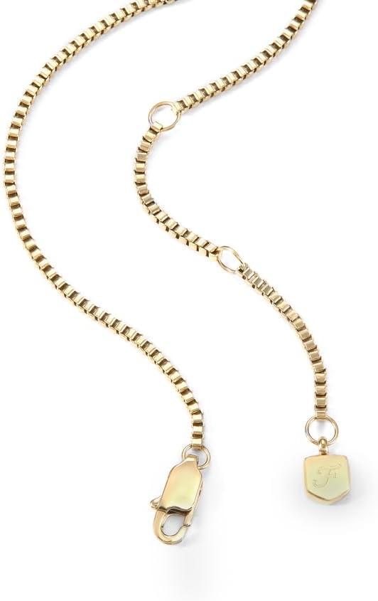 imageFossil Womens GoldTone Stainless Steel Pendant Chain Necklace for WomenLayered Green Bead
