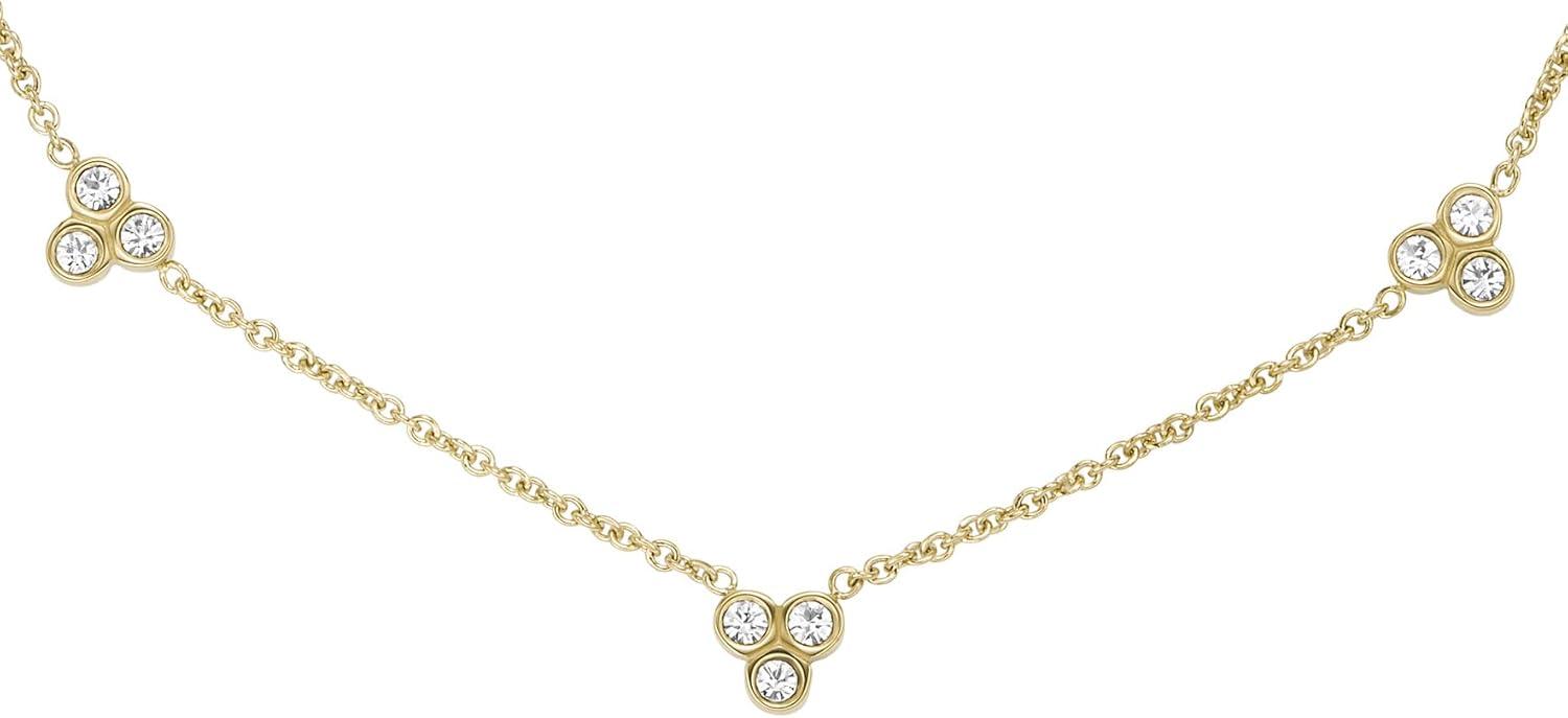 imageFossil Womens GoldTone Stainless Steel Pendant Chain Necklace for WomenSutton Gold