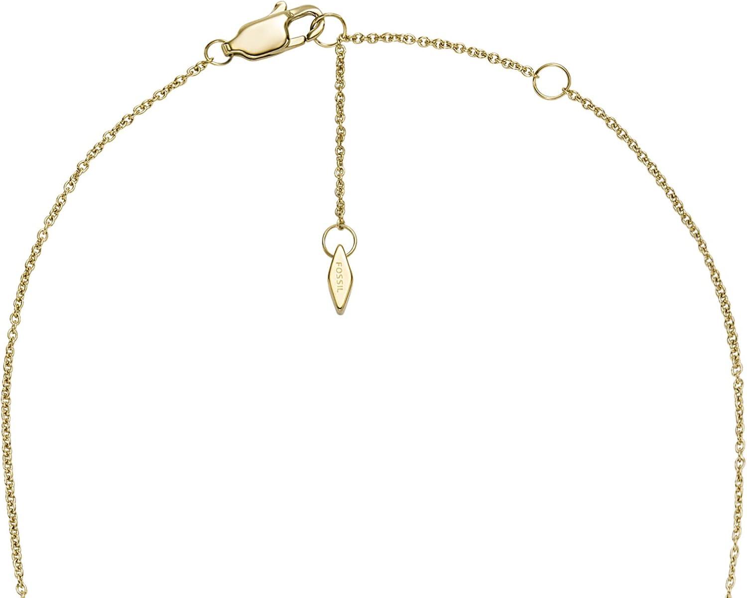 imageFossil Womens GoldTone Stainless Steel Pendant Chain Necklace for WomenSutton Gold