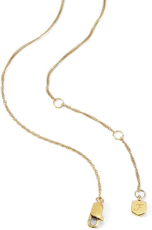 imageFossil Womens GoldTone Stainless Steel Pendant Chain Necklace for WomenSutton MOP Evil Eye