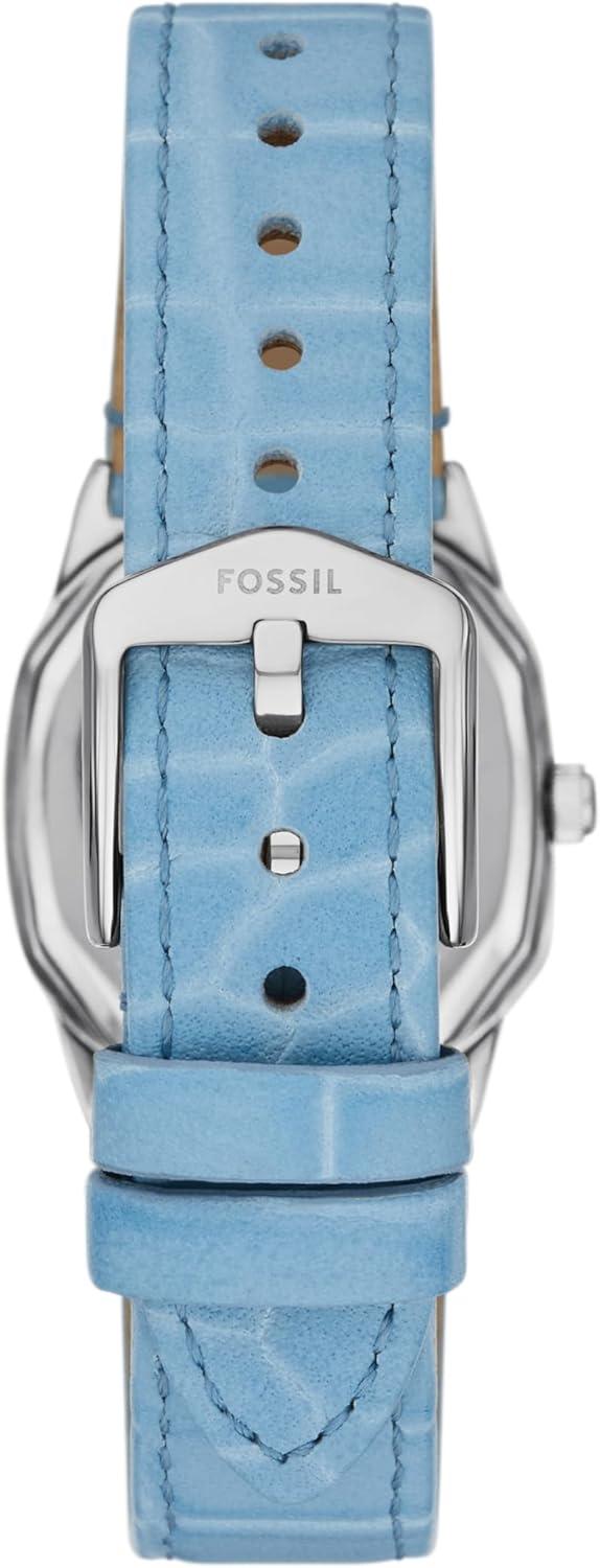 imageFossil Womens Harlow ThreeHand Stainless Steel Bracelet WatchBlue LeatherSilver