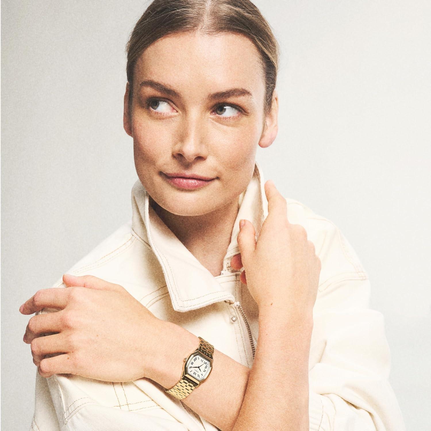 imageFossil Womens Harlow ThreeHand Stainless Steel Bracelet WatchGold