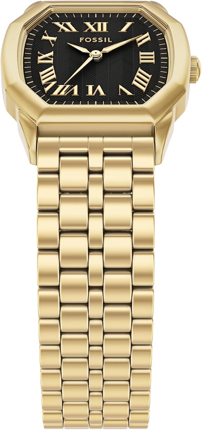 imageFossil Womens Harlow ThreeHand Stainless Steel Bracelet WatchGoldBlack