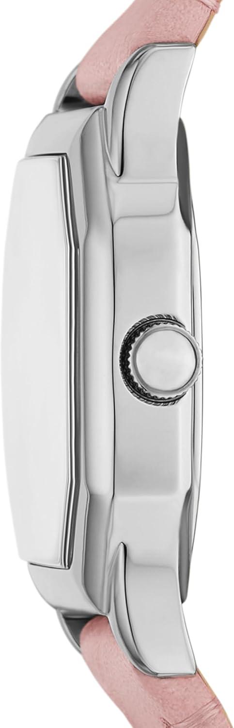 imageFossil Womens Harlow ThreeHand Stainless Steel Bracelet WatchPink LeatherSilver