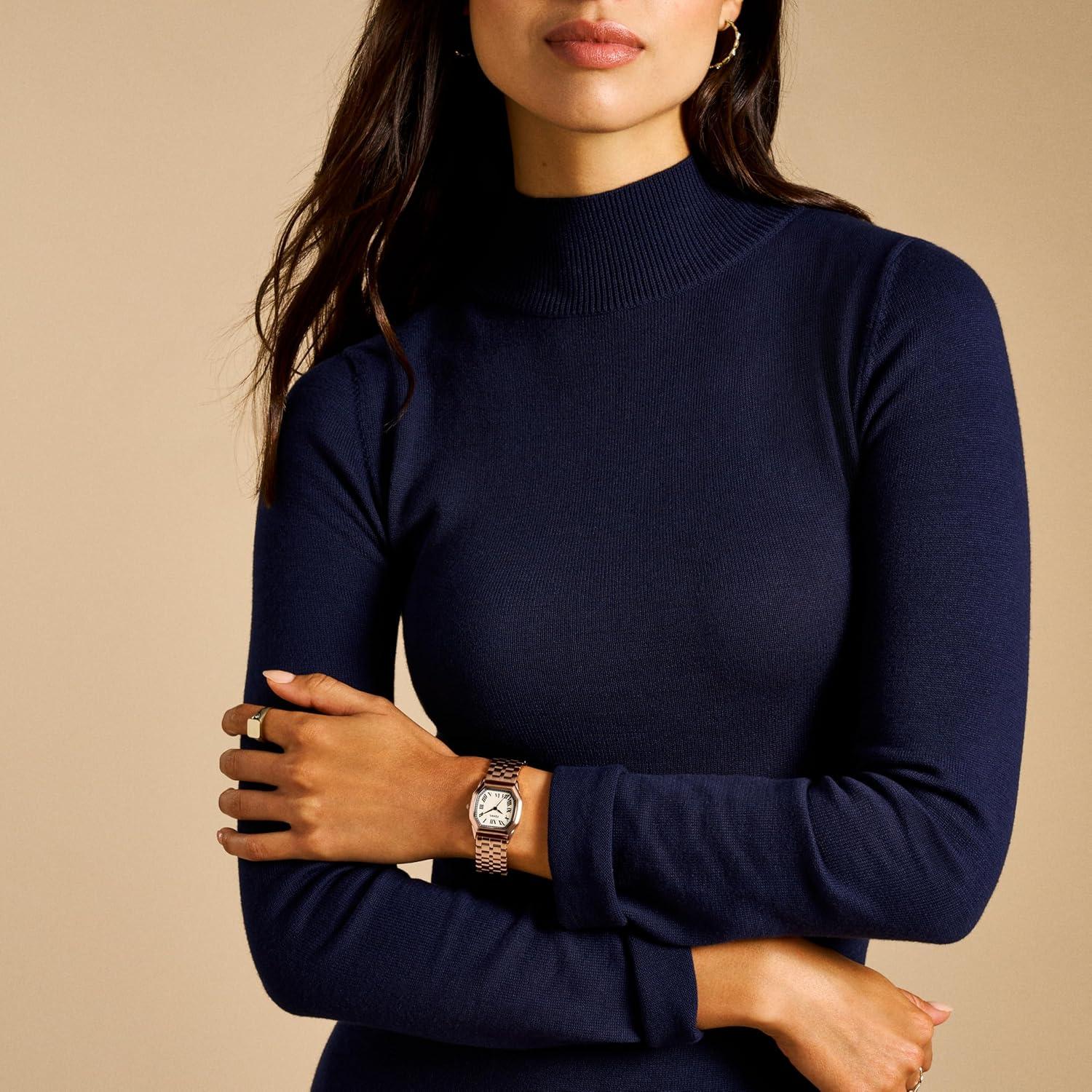 imageFossil Womens Harlow ThreeHand Stainless Steel Bracelet WatchRose Gold