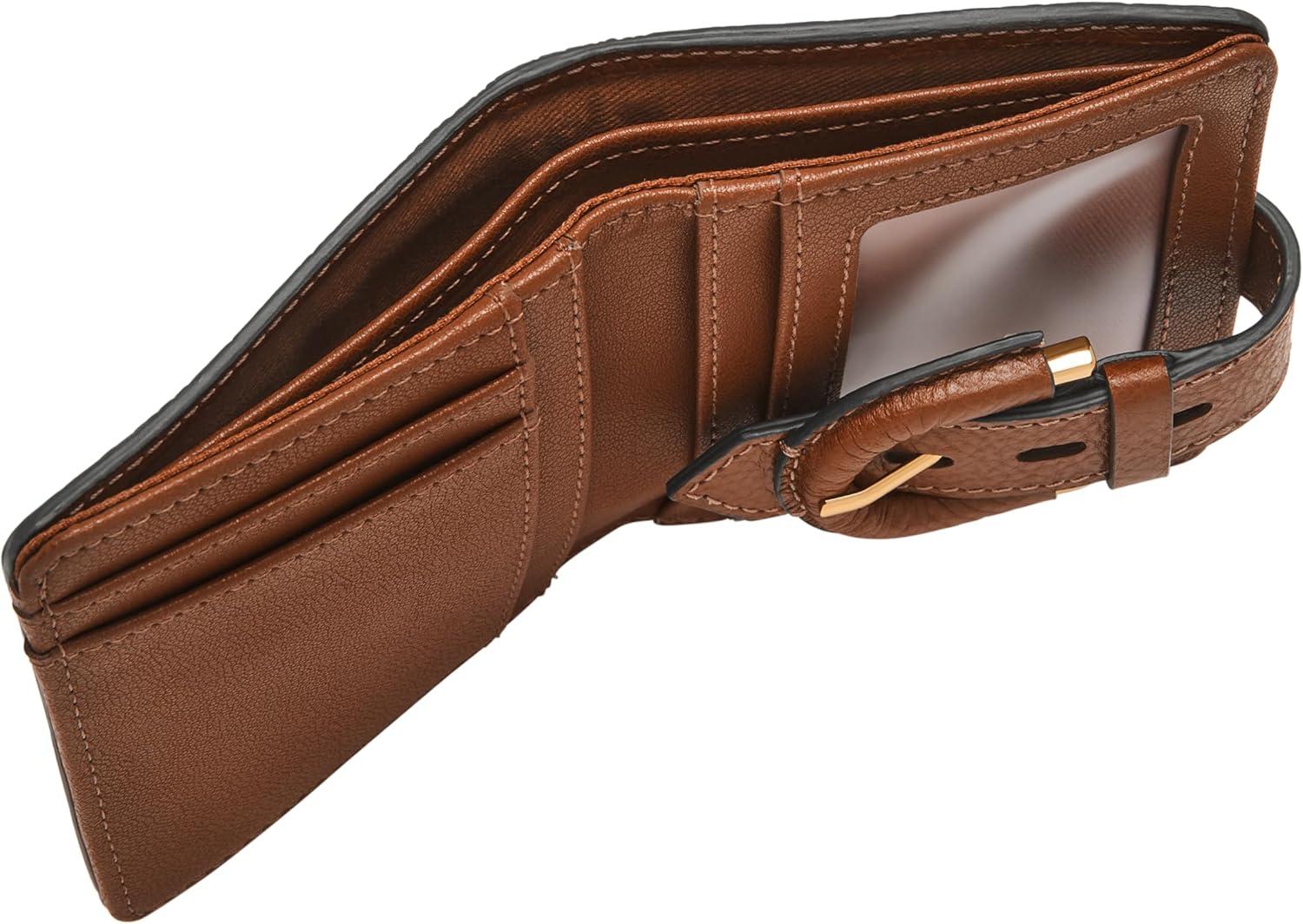 imageFossil Womens Harwell Small Tab Bifold WalletBrown