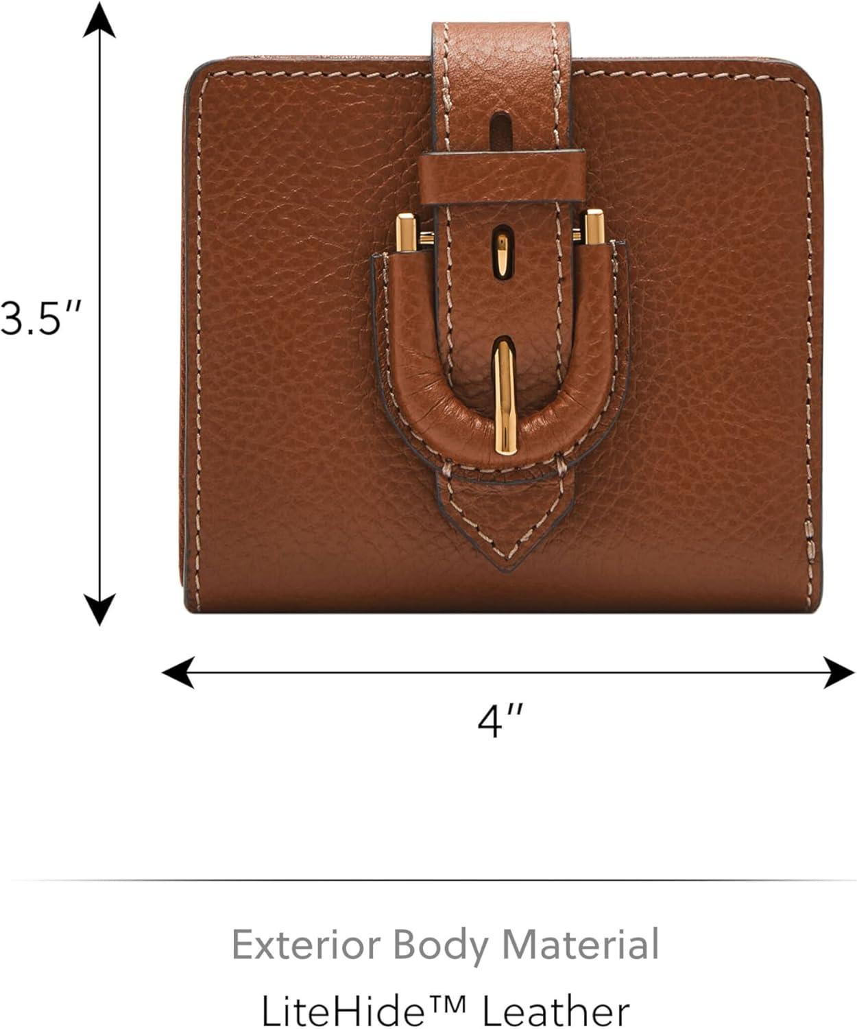 imageFossil Womens Harwell Small Tab Bifold WalletBrown