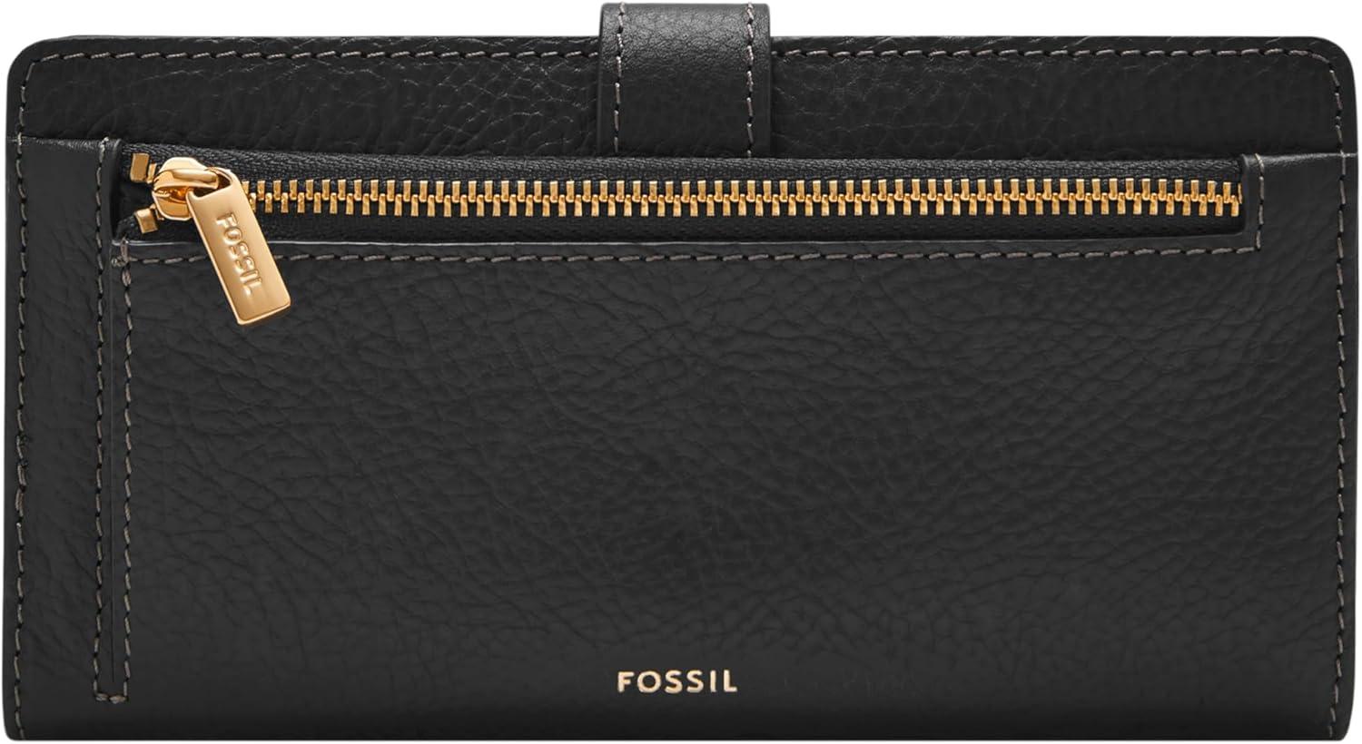 imageFossil Womens Harwell Tab Bifold WalletBlack