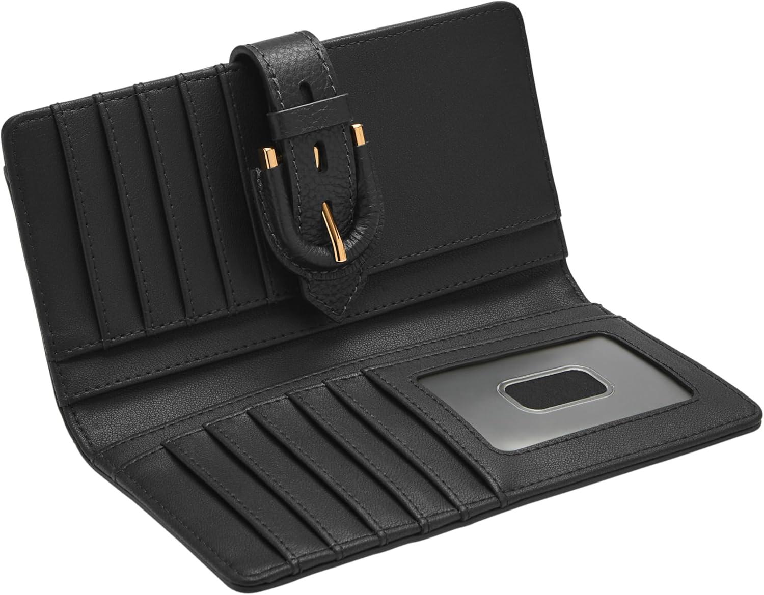 imageFossil Womens Harwell Tab Bifold WalletBlack