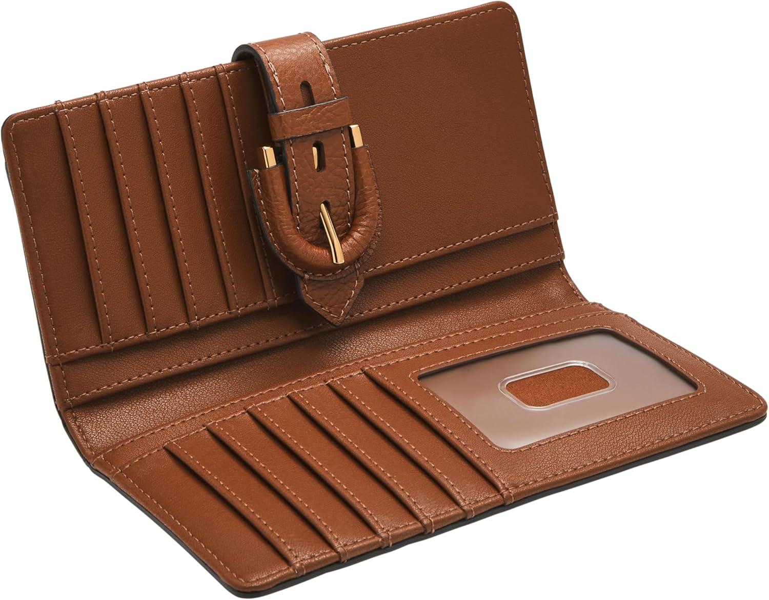 imageFossil Womens Harwell Tab Bifold WalletBrown