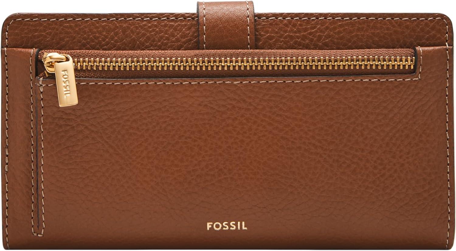 imageFossil Womens Harwell Tab Bifold WalletBrown
