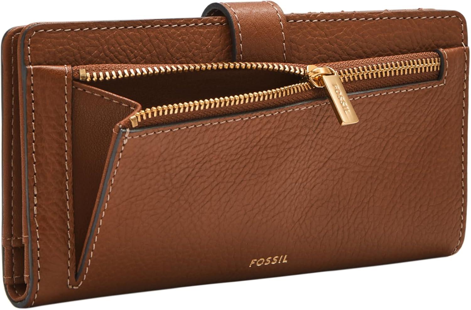 imageFossil Womens Harwell Tab Bifold WalletBrown