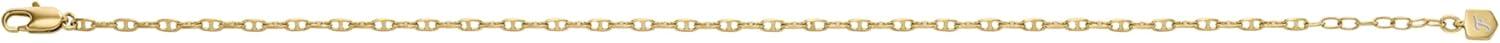 imageFossil Womens Heritage DLink Brass Chain AnkletGold