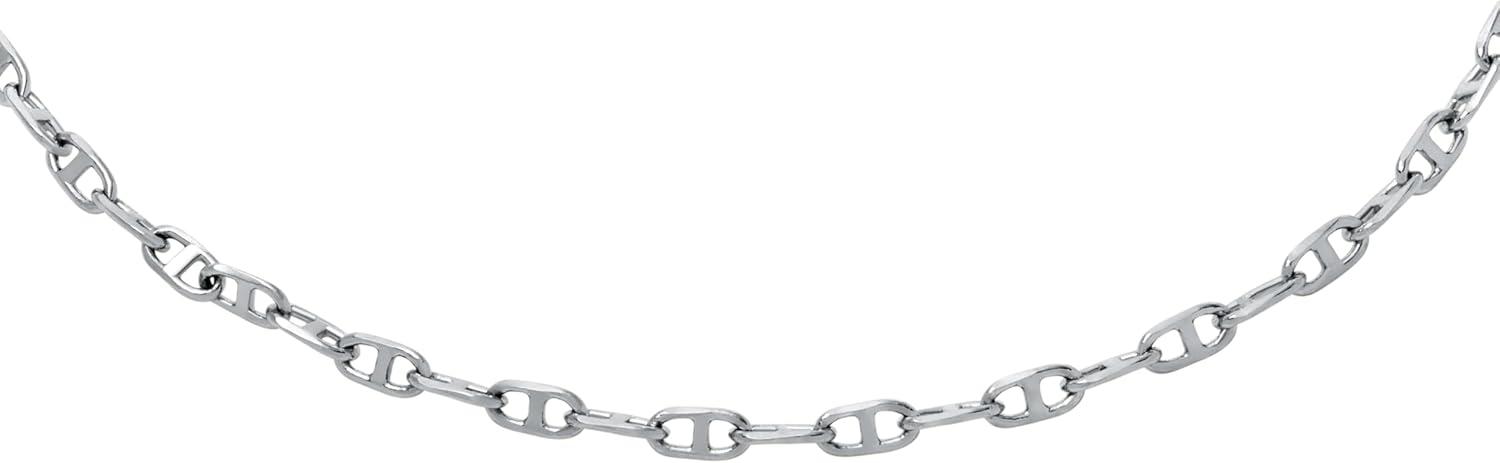 imageFossil Womens Heritage DLink Brass Chain AnkletSilver