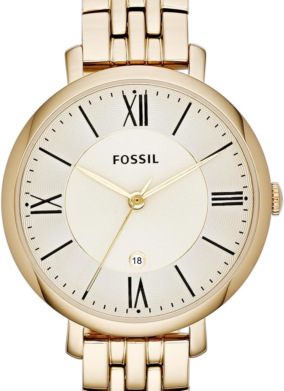 imageFossil Womens Jacqueline Quartz Stainless Steel ThreeHand WatchGold