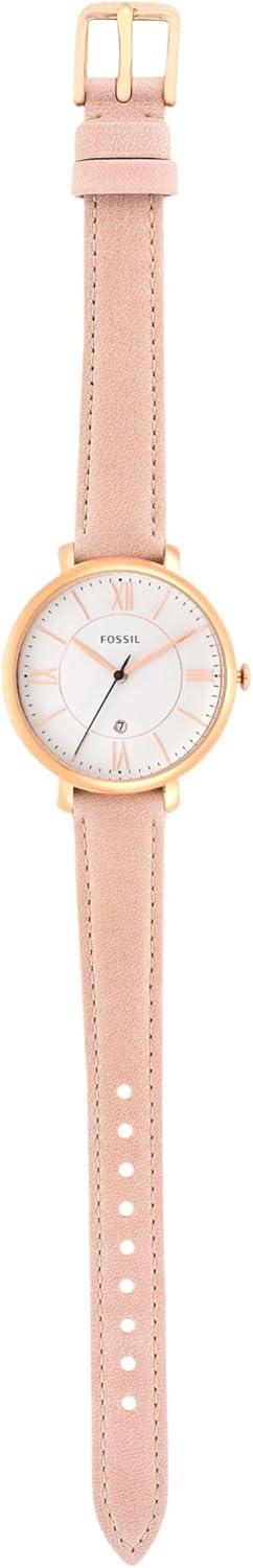 imageFossil Womens Jacqueline Quartz Stainless Steel ThreeHand WatchRose Gold  Blush