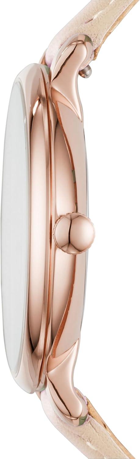 imageFossil Womens Jacqueline Quartz Stainless Steel ThreeHand WatchRose Gold  Blush