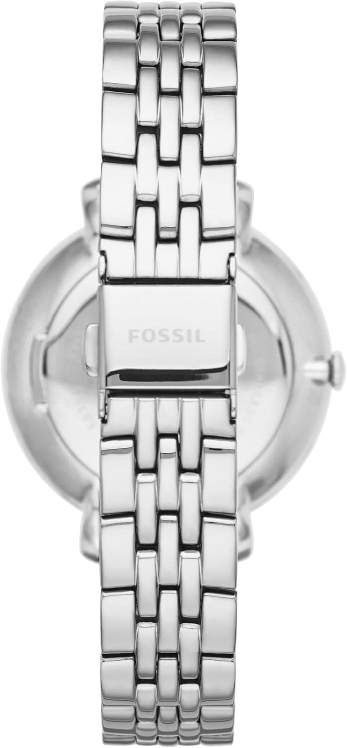 imageFossil Womens Jacqueline Quartz Stainless Steel ThreeHand WatchSilver Glitz