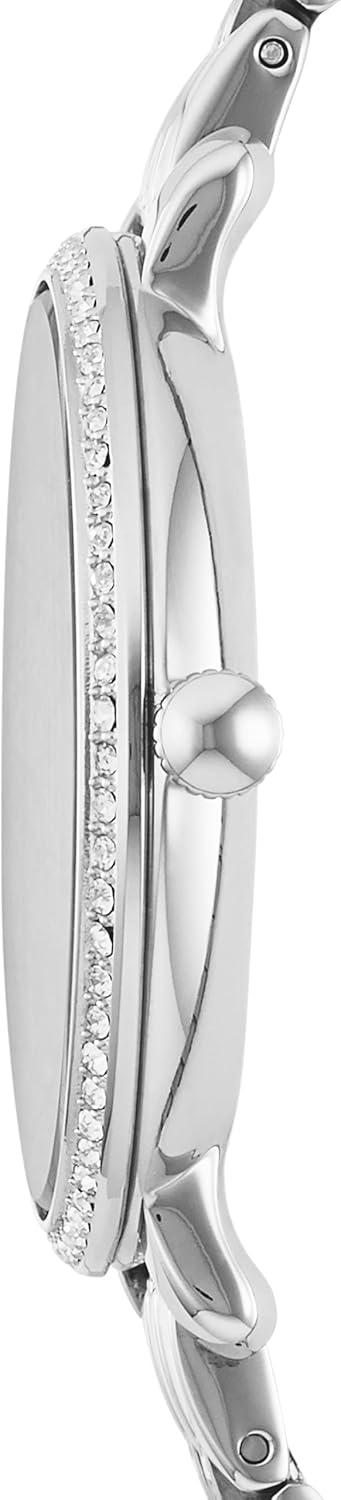 imageFossil Womens Jacqueline Quartz Stainless Steel ThreeHand WatchSilver Glitz