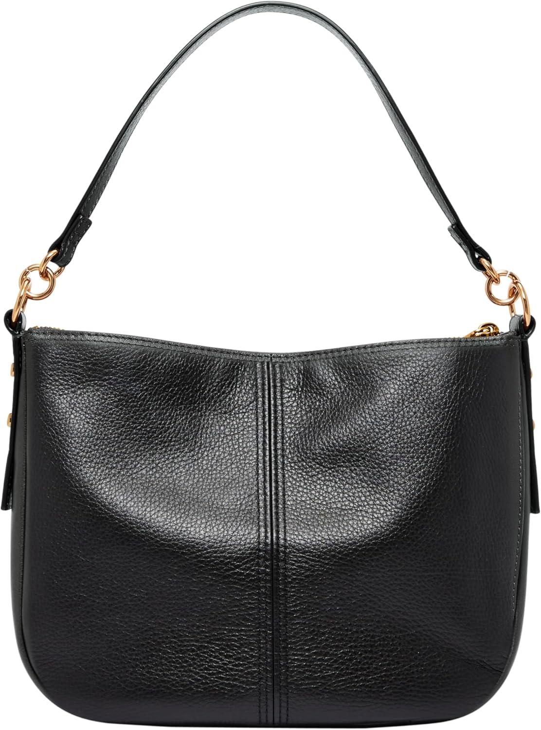 imageFossil Womens Jolie Leather Crossbody Purse Handbag for WomenBlack