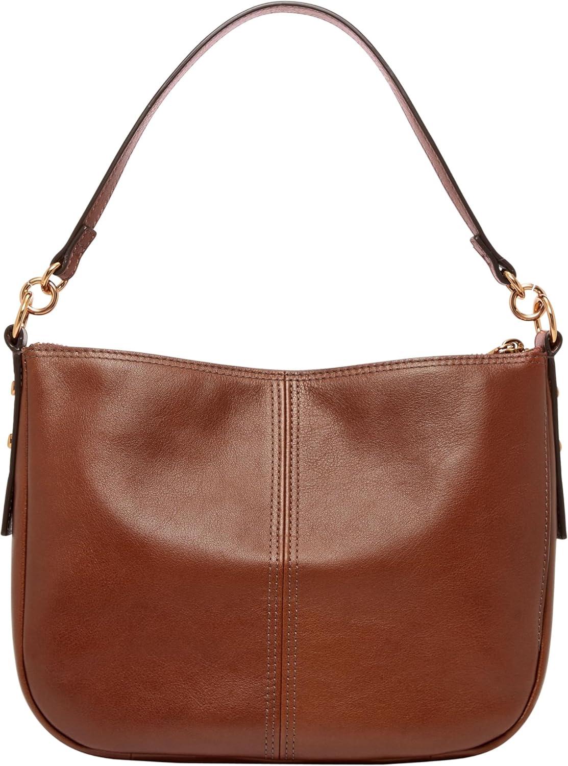 imageFossil Womens Jolie Leather Crossbody Purse Handbag for WomenBrown