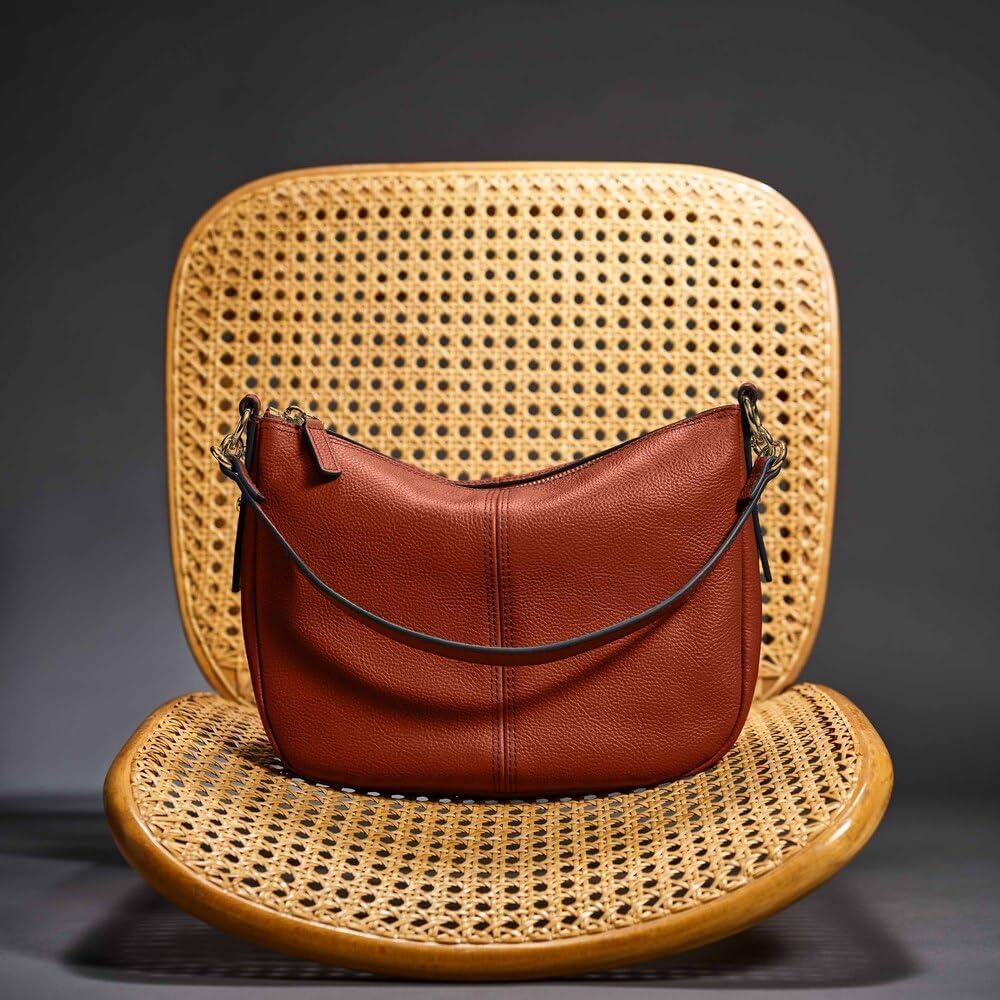 imageFossil Womens Jolie Leather Crossbody Purse Handbag for WomenCayenne