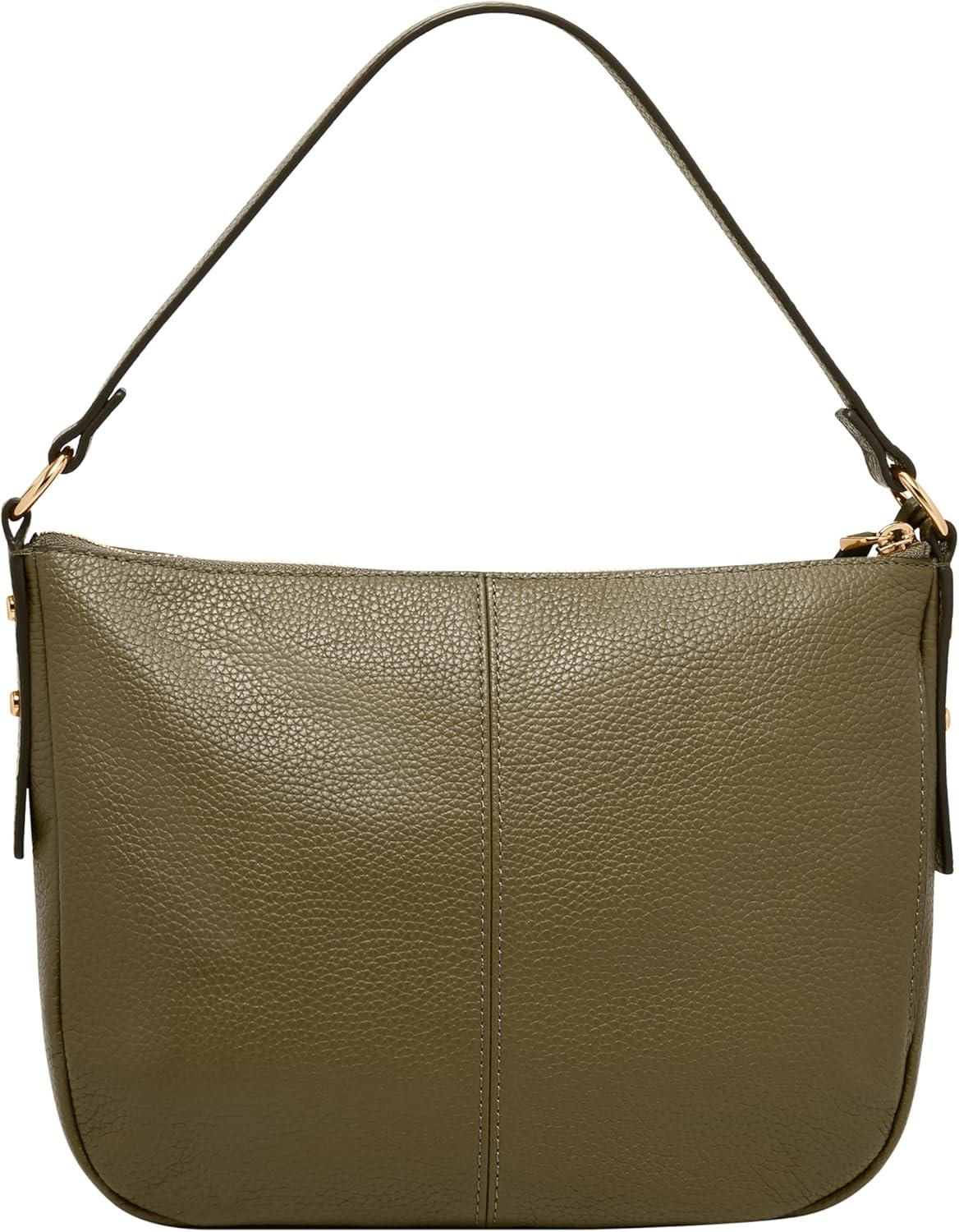 imageFossil Womens Jolie Leather Crossbody Purse Handbag for WomenDesert Olive