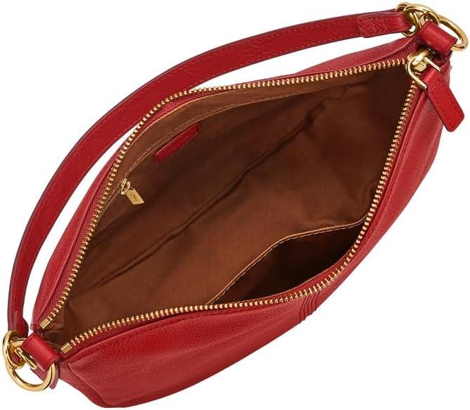 imageFossil Womens Jolie Leather Crossbody Purse Handbag for WomenGarnet