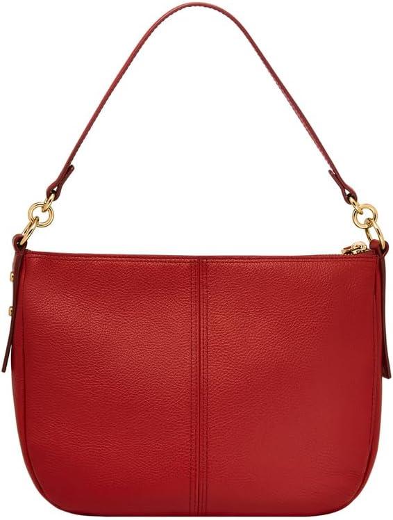 imageFossil Womens Jolie Leather Crossbody Purse Handbag for WomenGarnet