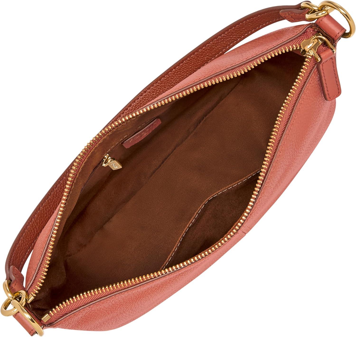 imageFossil Womens Jolie Leather Crossbody Purse Handbag for WomenNebula Pink