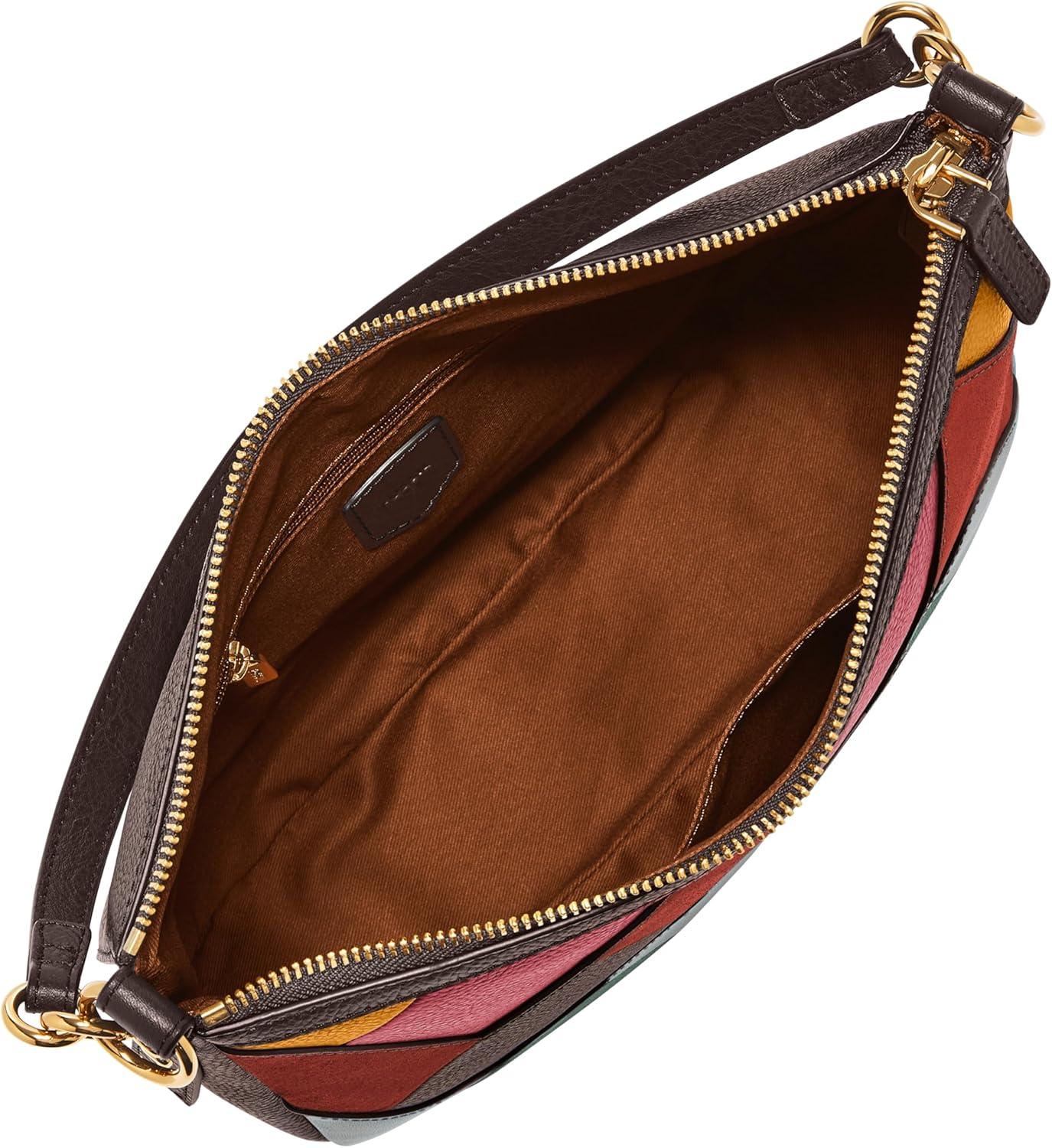 imageFossil Womens Jolie Leather Crossbody Purse Handbag for WomenPatchwork