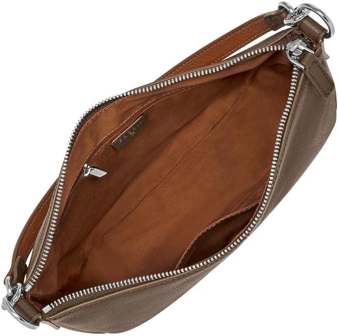 imageFossil Womens Jolie Leather Crossbody Purse Handbag for WomenSmoke