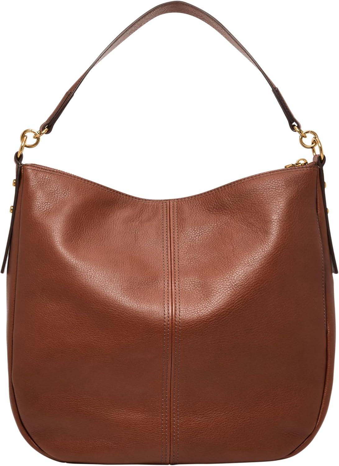 imageFossil Womens Jolie Leather Hobo Purse Handbag for WomenBrown