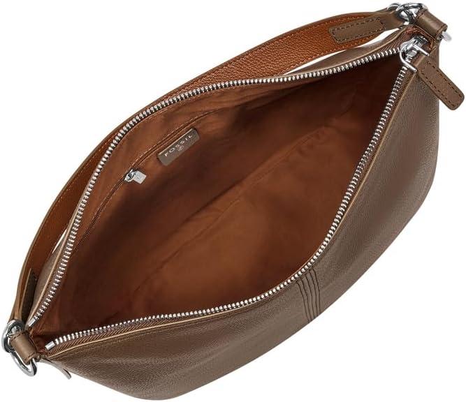 imageFossil Womens Jolie Leather Hobo Purse Handbag for WomenSmoke